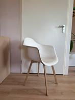 4 eetkamerstoelen, géén stof!, Huis en Inrichting, Stoelen, Ophalen, Gebruikt, Wit, Vier