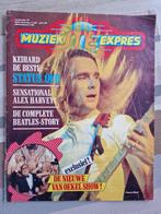 Muziekexpres nov. 75, Beatles, poster Limousine, Ophalen of Verzenden, Gebruikt, Boek, Tijdschrift of Artikel