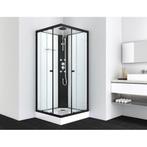 Complete Douchecabine 90x90x225 met Achterwanden Wit Zwart, Sanotechnik, Veenderveld 32, 2371 TV Roelofarendsveen, Info@dealplein.nl