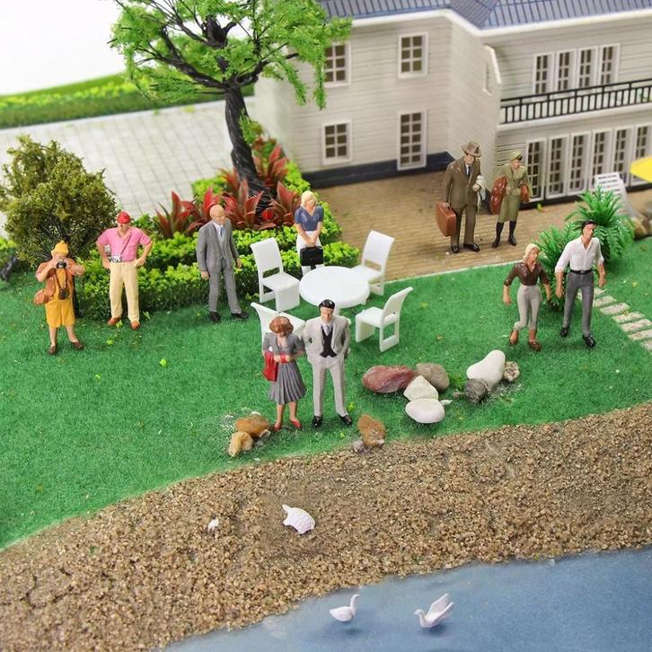 30 Modelspoor Staande Poppetjes Spoor O / 0 Figuurtjes Mens, Hobby en Vrije tijd, Modeltreinen | H0, Nieuw, Verzenden