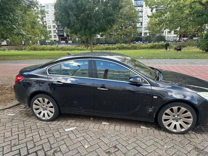 Opel Insignia 1.8 103KW 4-DRS 2009 Zwart - Opknapper, Auto's, Opel, Particulier, Insignia, ABS, Airbags, Airconditioning, Bluetooth