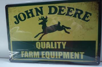 JOHN DEERE TRAKTOREN LOGO BORD voor WERKPLAATS beschikbaar voor biedingen