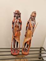 afrikaanse beelden, Antiek en Kunst, Kunst | Beelden en Houtsnijwerken, Ophalen of Verzenden
