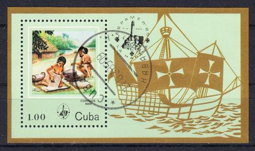 B35 - Cuba michel blok 89 gestempeld , Internationale postze, Postzegels en Munten, Postzegels | Amerika, Gestempeld, Midden-Amerika