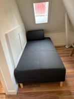 bedbank, Huis en Inrichting, Slaapkamer | Bedden, Ophalen, 90 cm, Eenpersoons, Zwart
