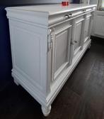 Dressoir ladekast buffetkast 3 deuren + laden landelijk wit, Ophalen, Tijdloos of klassiek of landelijk of modern, 150 tot 200 cm