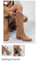 Volledig nieuwe laarsjes maat 38, Kleding | Dames, Schoenen, Hoge laarzen, Bruin, Nieuw, Jasmin camel