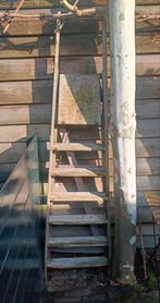 Houten ladder, decoratief voor de tuin, Ophalen, Gebruikt
