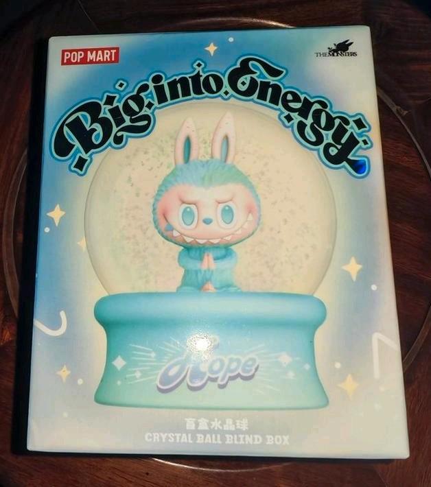 Originele LABUBU glitterbol kristal bol sneeuwbol cadeau tip, Verzamelen, Poppetjes en Figuurtjes, Nieuw, Ophalen of Verzenden