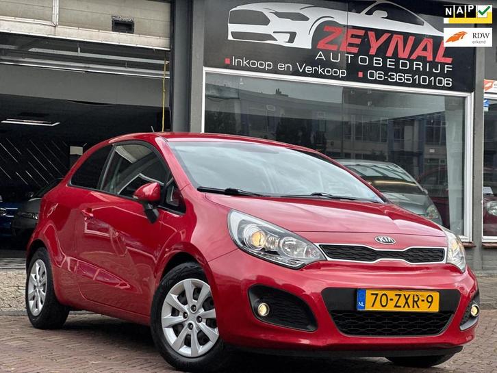 Kia Rio 1.2 CVVT Super Pack Cruise PDC Keyless Xenon, Auto's, Kia, Bedrijf, Te koop, Rio, ABS, Airbags, Airconditioning, Alarm