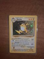 Raichu 14/102 Holo - Base Set Zeldzaam!, Ophalen of Verzenden, Gebruikt, Losse kaart, Foil