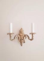 Klassieke, brocante wandlamp, Huis en Inrichting, Lampen | Wandlampen, Ophalen of Verzenden, Zo goed als nieuw