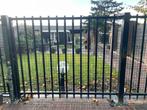 IJzeren Hekwerk met Poorten & Palen, Tuin en Terras, Tuinhekken en Hekwerk, Ophalen, Met poort, Gebruikt, Spijlenhekwerk