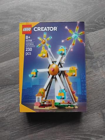 Lego GWP 40758 – Vieringenserie: Reuzenrad met Vuurwerk New! beschikbaar voor biedingen