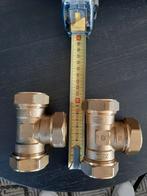 2 T Stukken 35mm knelkoppeling, Doe-het-zelf en Verbouw, Buizen en Afvoer, Ophalen of Verzenden, Nieuw, Minder dan 2 meter, Afvoer