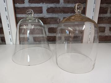 2 st glazen stolpen beschikbaar voor biedingen