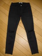 QUEEN HARTS broek zwart rafels maat L, Queen Hearts Paris, Zwart, Ophalen of Verzenden, Zo goed als nieuw