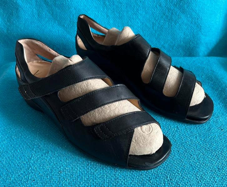 Leren Damesschoenen van Verhulst maat 42 zgan, Kleding | Dames, Schoenen, Zo goed als nieuw, Zwart, Ophalen of Verzenden