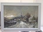 schilderij Maastricht Lage Kanaaldijk, Antiek en Kunst, Kunst | Schilderijen | Klassiek, Ophalen of Verzenden