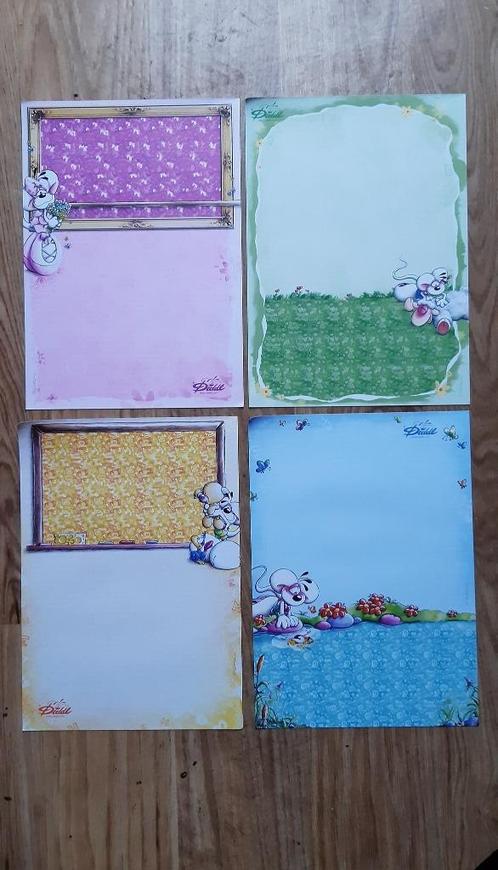 Diddl blok blaadjes, Verzamelen, Diddl, Zo goed als nieuw, Papier, Kaart of Schrift, Verschillende figuren, Ophalen of Verzenden