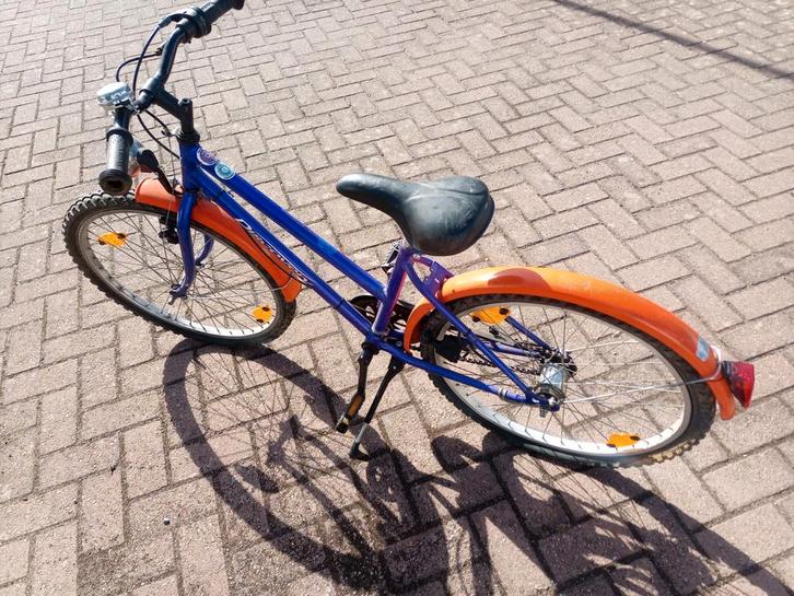 Mooie kinderfiets met 24 inc wielen., Fietsen en Brommers, Fietsen | Cruisers en Lowriders, Zo goed als nieuw, Staal, Minder dan 47 cm