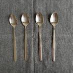 4 RVS dessertlepels, Ophalen of Verzenden, Zo goed als nieuw, Rvs of Chroom, Vaatwasserbestendig
