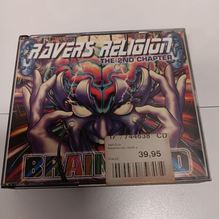 Ravers Religion Braindead (2cd), Cd's en Dvd's, Cd's | Dance en House, Zo goed als nieuw, Techno of Trance, Ophalen of Verzenden