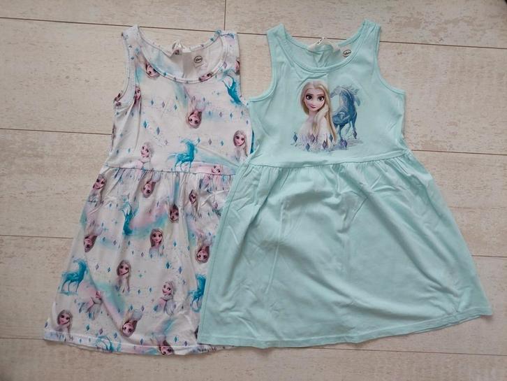 Nieuw! Set mouwloze zomer jurkjes jurkje Frozen 2 Elsa Nokk, Kinderen en Baby's, Kinderkleding | Maat 110, Nieuw, Meisje, Jurk of Rok