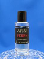 Mini - FERRE - Bergamotto Marino - 5ml - edc - 6,3cm, Verzamelen, Parfumverzamelingen, Ophalen of Verzenden, Gebruikt, Miniatuur