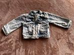Baby blue spijkerjasje blauw 80, Kinderen en Baby's, Babykleding | Maat 80, Ophalen of Verzenden, Zo goed als nieuw, Meisje, Jasje