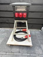 63 Amp zwerfkast- stroomverdeelkast. Gekeurd incl kabel, Ophalen, Gebruikt, X, X