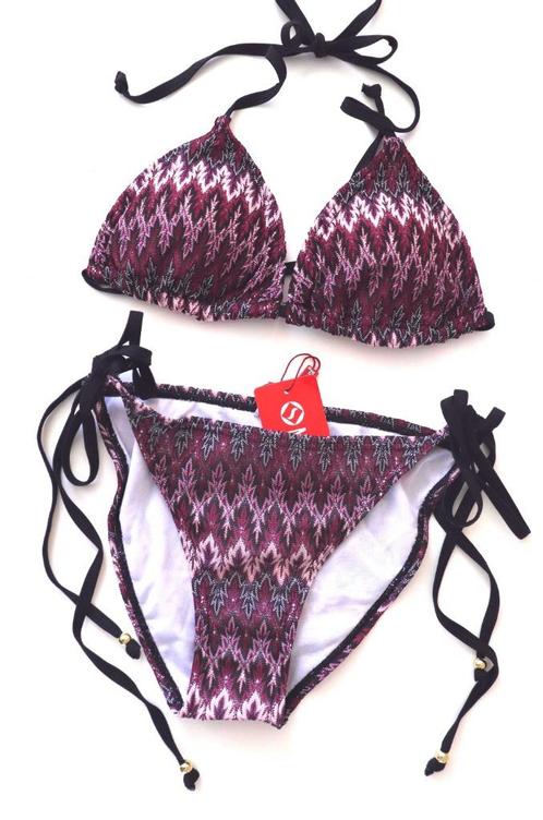 Bikini met Imprimeprint,  kleur: paars, maat 38 (nieuw), Kleding | Dames, Badmode en Zwemkleding, Nieuw, Bikini, Paars, Ophalen of Verzenden