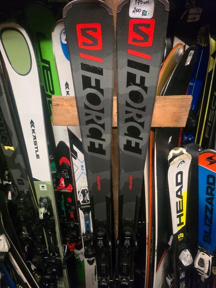 175cm SALOMON S/ FORCE 07 TI, Sport en Fitness, Skiën en Langlaufen, Zo goed als nieuw, Ski's, Skiën, Salomon, Carve, 160 tot 180 cm