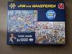 Jan van Haasteren doe het zelf + de verbouwing 2x1000 *20,00, Ophalen of Verzenden, 500 t/m 1500 stukjes, Nieuw, Legpuzzel