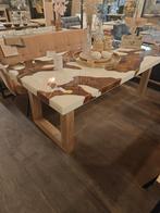 Unieke Epoxy Tafel met Suarhout - 200x100cm, Verzenden, Rechthoekig, 200 cm of meer, 50 tot 100 cm