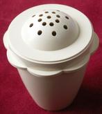 Retro strooibusje kunststof Made in Italy zachtgeel, Ophalen of Verzenden