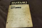 Suzuki GT380 J K 1973 motorcycle parts catalogue Ram Air, Ophalen of Verzenden, Suzuki