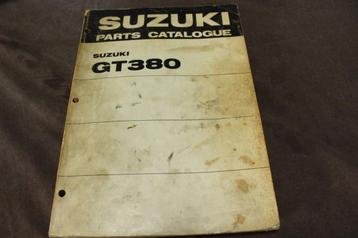 Suzuki GT380 J K 1973 motorcycle parts catalogue Ram Air beschikbaar voor biedingen
