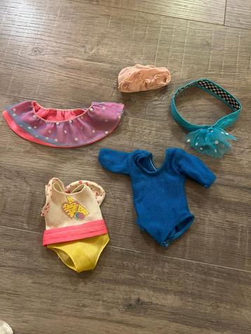 Vintage babypop mini pop kleertjes poppenkleren rokje romper beschikbaar voor biedingen