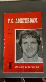 Programmaboekje FC AMSTERDAM - FEYENOORD 73-74, Ophalen of Verzenden, Gebruikt, Feyenoord, Boek of Tijdschrift
