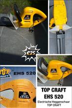 TOP CRAFT Electrische Heggenschaar, Ophalen of Verzenden, Gebruikt, Elektrisch, Topcraft