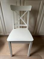 Witte eetkamerstoel IKEA  (Ingolf), Huis en Inrichting, Stoelen, Gebruikt, Ophalen of Verzenden, Wit, Eén