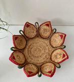 60 er jaren aparte onderzetter voor thee/koffie pot etc., Ophalen of Verzenden, Zo goed als nieuw, Glas of Kopje