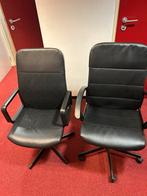 Twee bureaustoelen, Huis en Inrichting, Ophalen of Verzenden, Zo goed als nieuw, Zwart