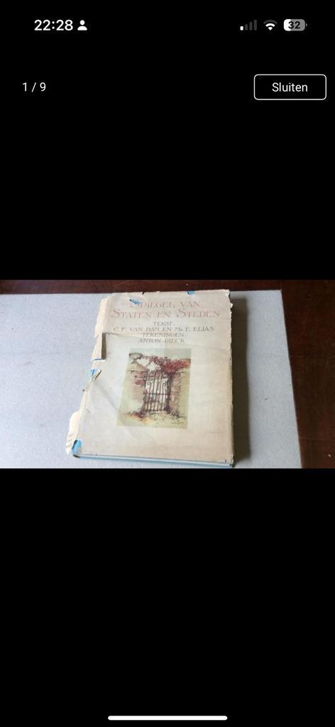 Spiegel van staten en steden - C.F. van Dam - Anton Pueck, Antiek en Kunst, Antiek | Boeken en Bijbels, Ophalen of Verzenden