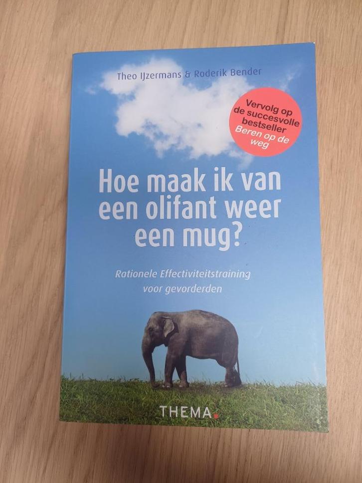 Hoe maak ik van een olifant weer een mug?, Boeken, Psychologie, Zo goed als nieuw, Ophalen of Verzenden