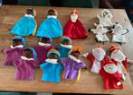 Stoffen handpoppen sint/sinterklaas/zwarte piet/ozosnel, Ophalen of Verzenden, Zo goed als nieuw
