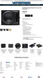 Rockford Fosgate Punch P2-1x12 12 inch subwoofer, Audio Design, Nieuw, Am Breilingsweg 3, 76709 Kronau, Duitsland, Ophalen of Verzenden