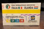 Ticket 1990 italie - Nederland debut Dennis Bergkamp, Ophalen of Verzenden, Zo goed als nieuw, Overige typen