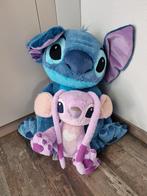 Disney Stitch (60 cm) en Angel (33 cm) - disneyland parijs, Ophalen of Verzenden, Knuffel, Overige figuren, Zo goed als nieuw